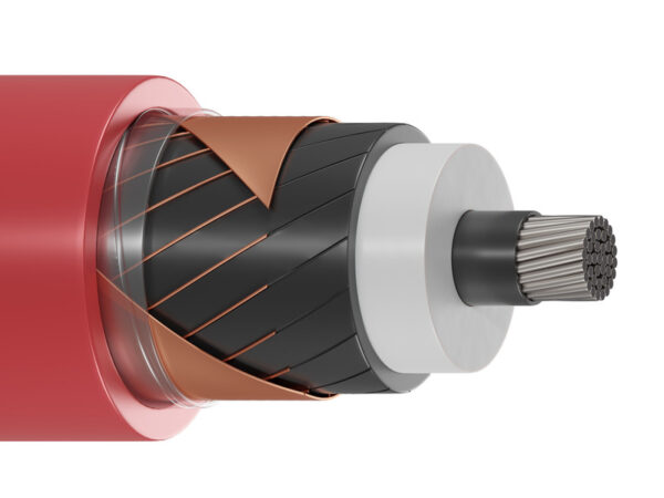 138kv XLPE/CAS/HDPE (PVC) Copper/Aluminum Cable with Aluminium Corrugated Sheath