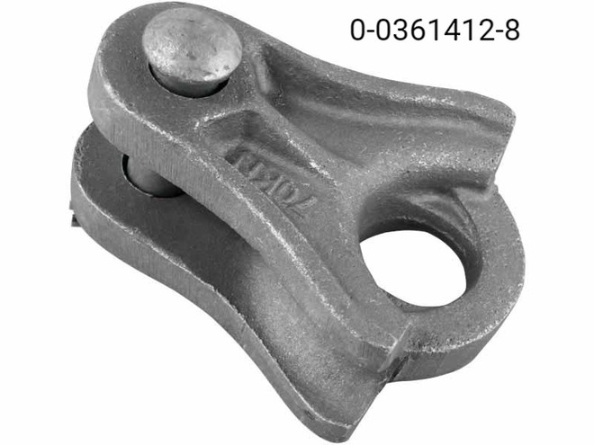 thimble clevis as used in electrical installations