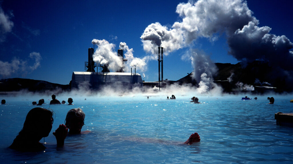 geothermal energy production from hot water springs