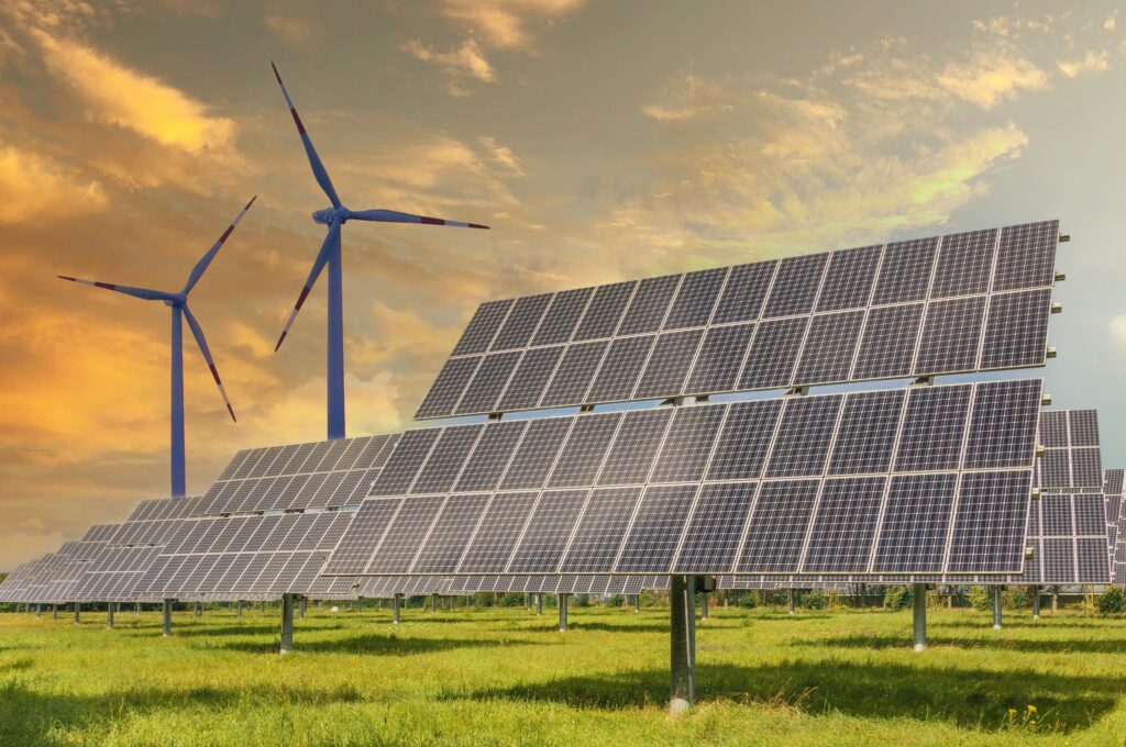 solar and wind energy for renewable energy sources