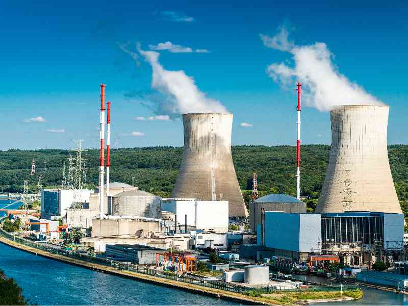 nuclear power plant providing energy sustainability