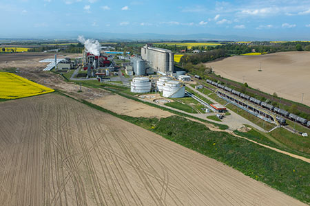 Biofuel production facility in supporting energy sustainability