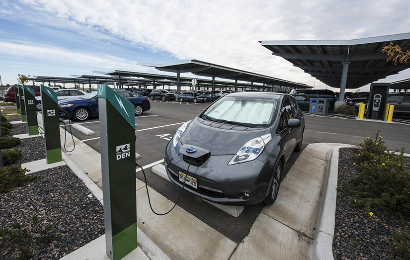 Electric vehicle charging station