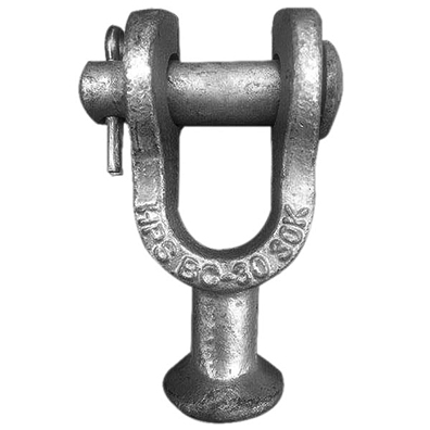 Y-shaped ball clevis