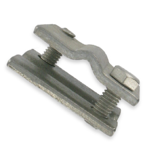 Crossover clamps support mounting energy storage racks