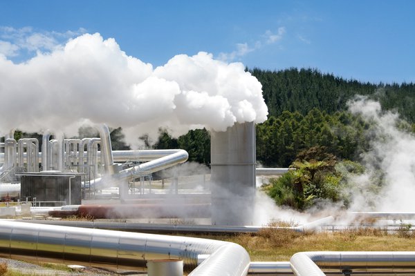 Geothermal production facility