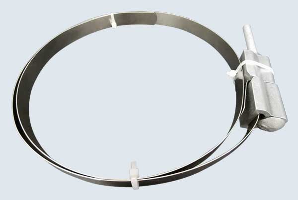 pole bands secure mounting structures in solar PV installations