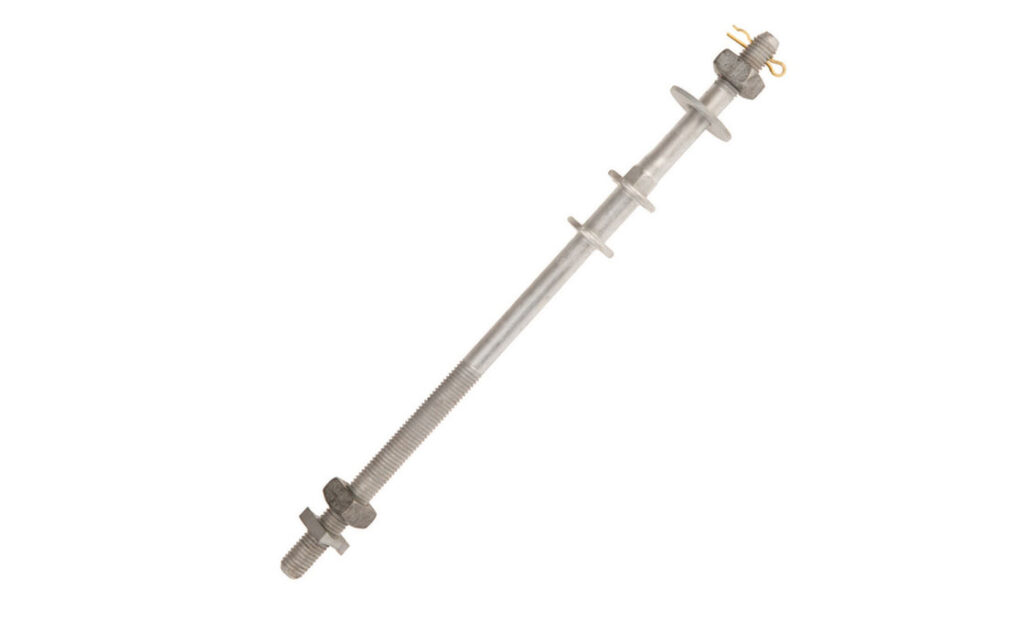 Double-arming bolts allow balanced attachment on both sides