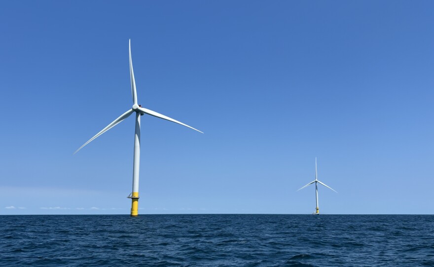 Offshore wind energy contributing to clean energy