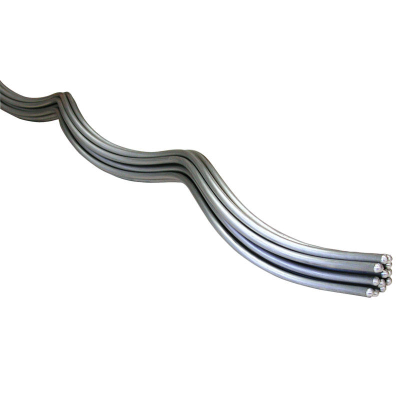 Armor rod formed wire