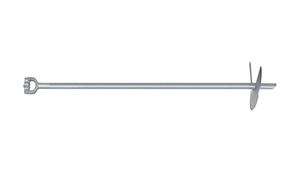 No wrench screw anchors for guying structures