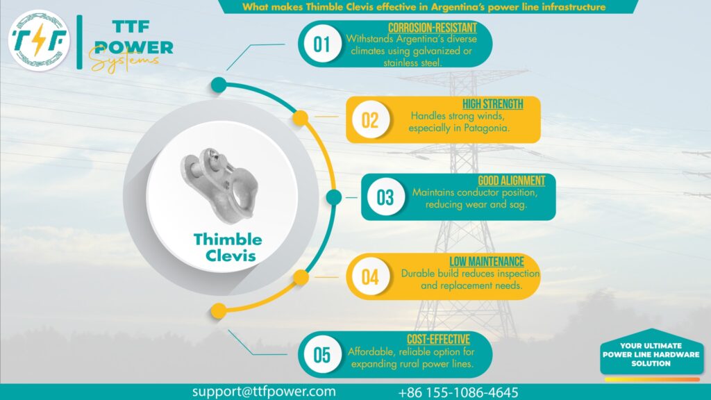 Features of the thimble clevis