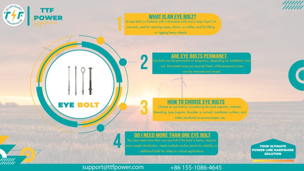 Eye bolts on lithium production infrastructure