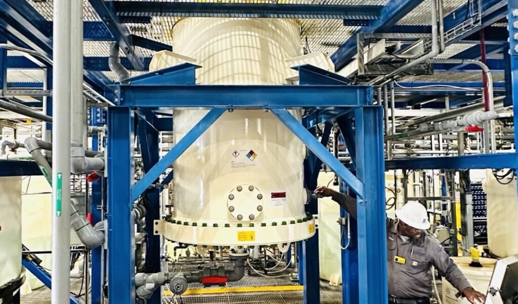 Direct lithium extraction facility