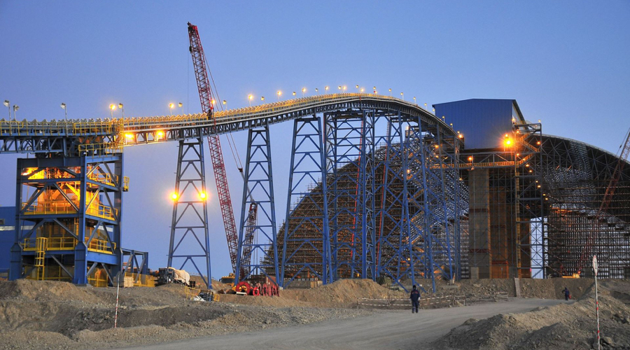 Gold mining and production infrastructure