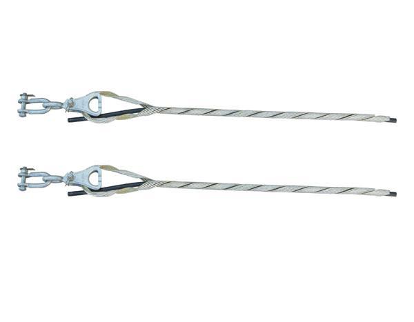 Preformed deadend clamps transfer tensile load of the conductor