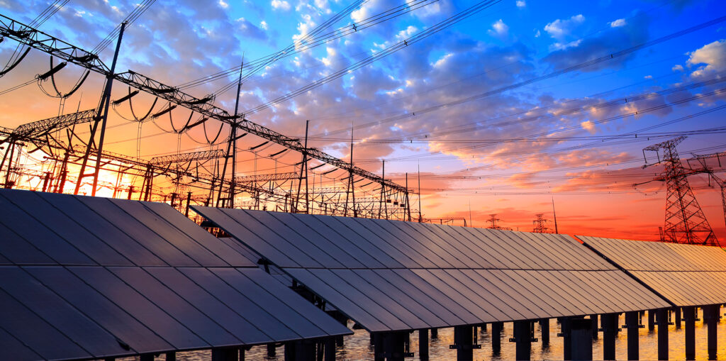 Solar energy stabilizing the grid