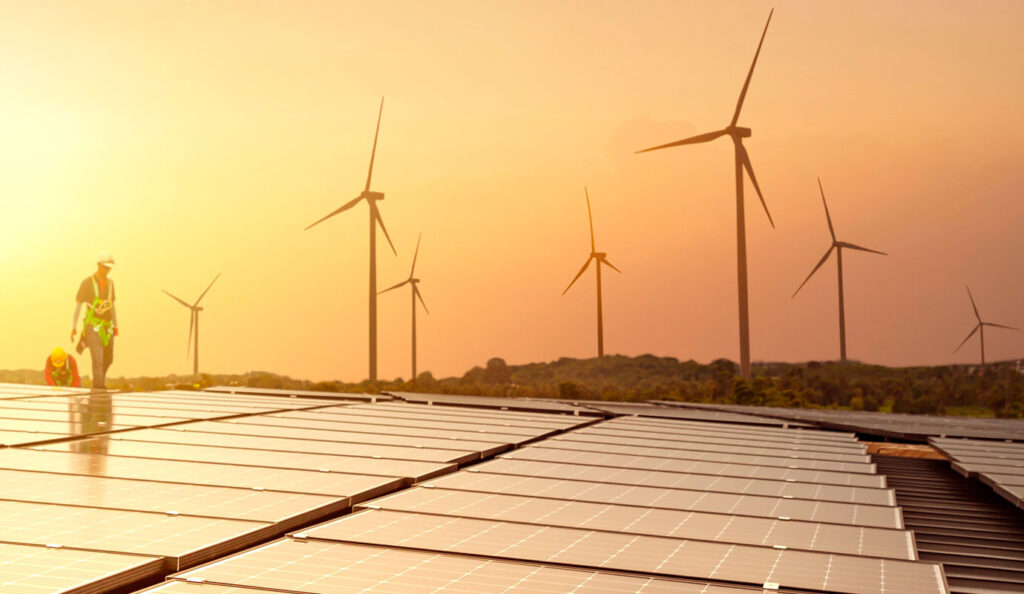 Solar and wind infrastructure