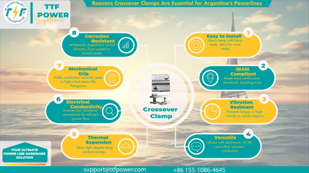 Importance of crossover clamps in power lines