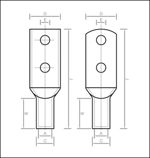 Compression terminals specifications