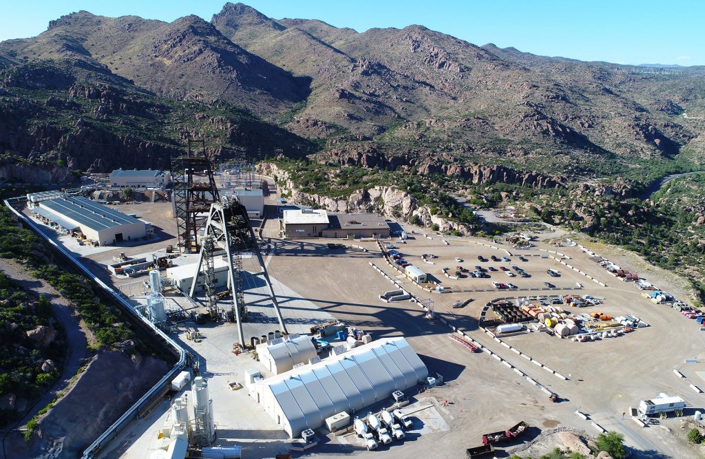 Copper exploration and extraction facility