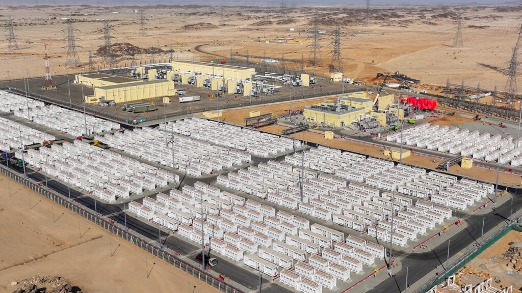 Large-scale battery storage projects