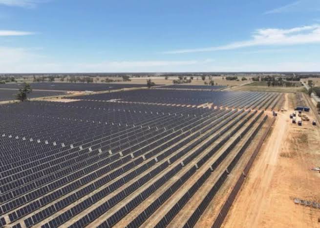 Utility-scale solar PV farm