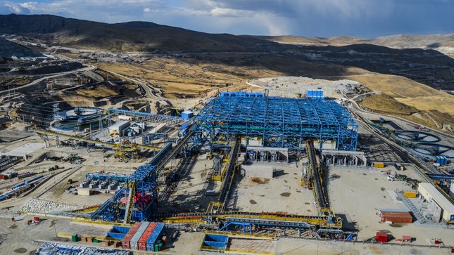 Mineral mining relying on power networks for electricity