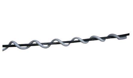 Spiral vibration dampers prevent conductor fatigue